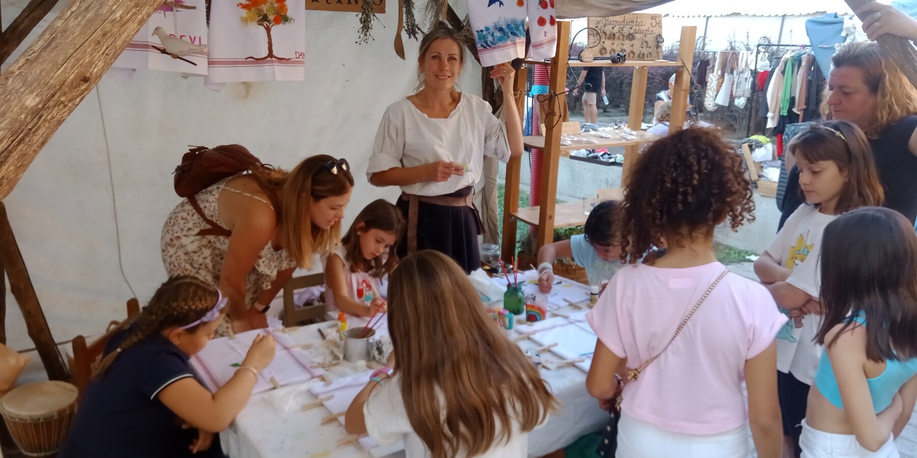 Taller pintar textil